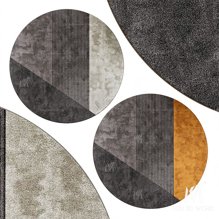Circle rugs  No. 066